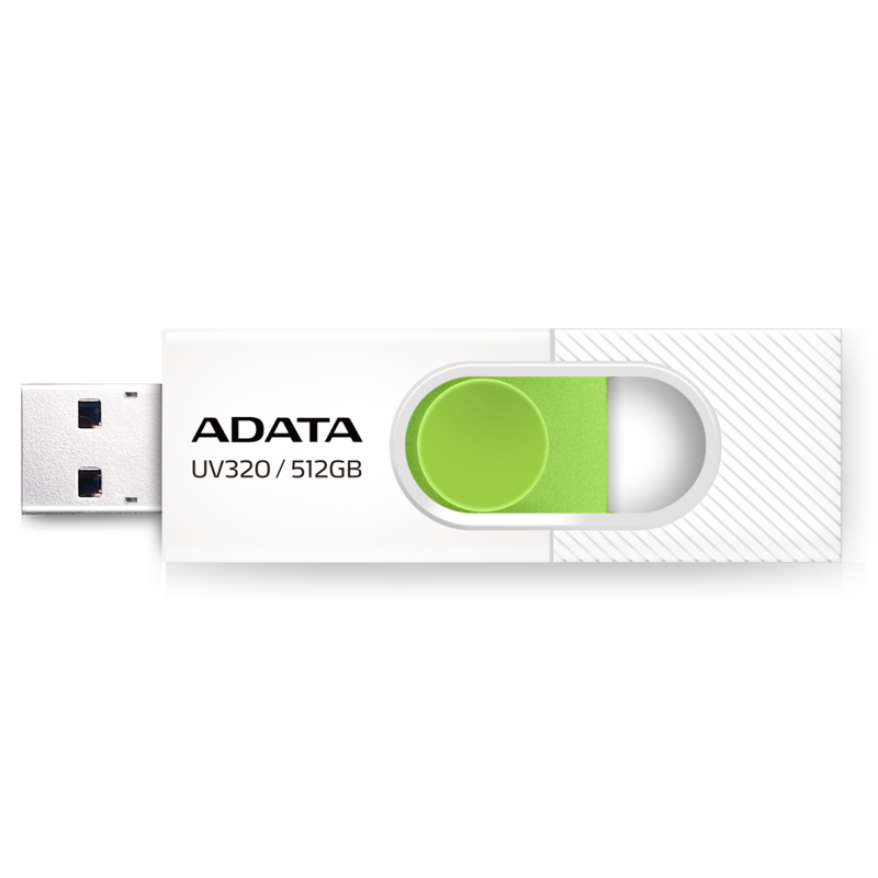 Флешка ADATA UV320 512GB White Green USB 3.2 Type-A