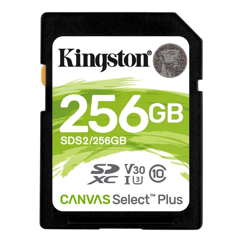 Карта памяти SD Kingston Canvas Select Plus 256GB