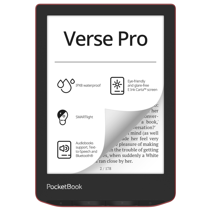 Электронная книга PocketBook 634 Verse Pro Red