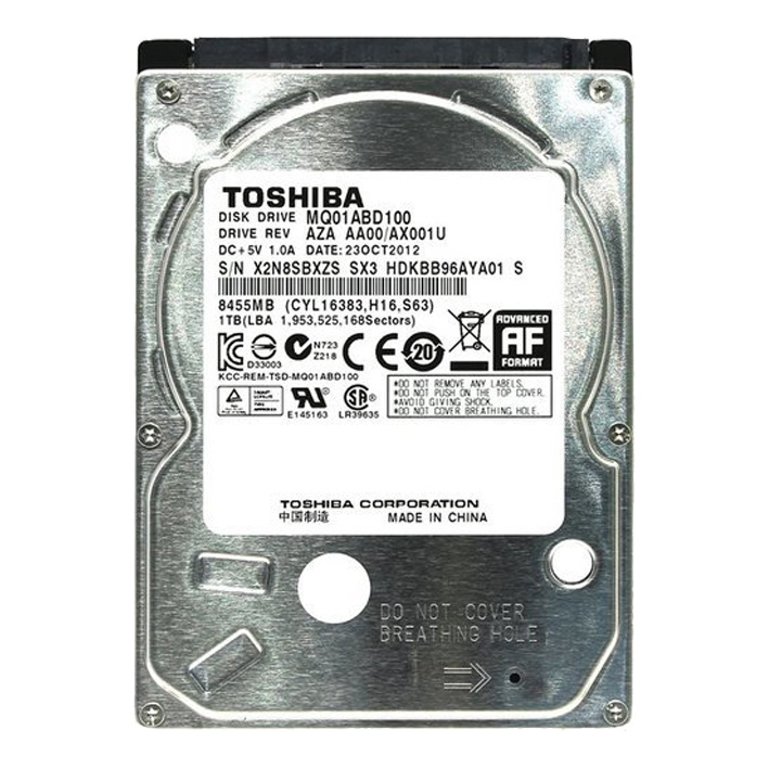 Накопитель HDD Toshiba 1TB MQ01ABD100