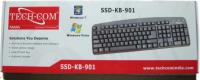Клавиатура TECH-COM SSD-KB-901 USB черная