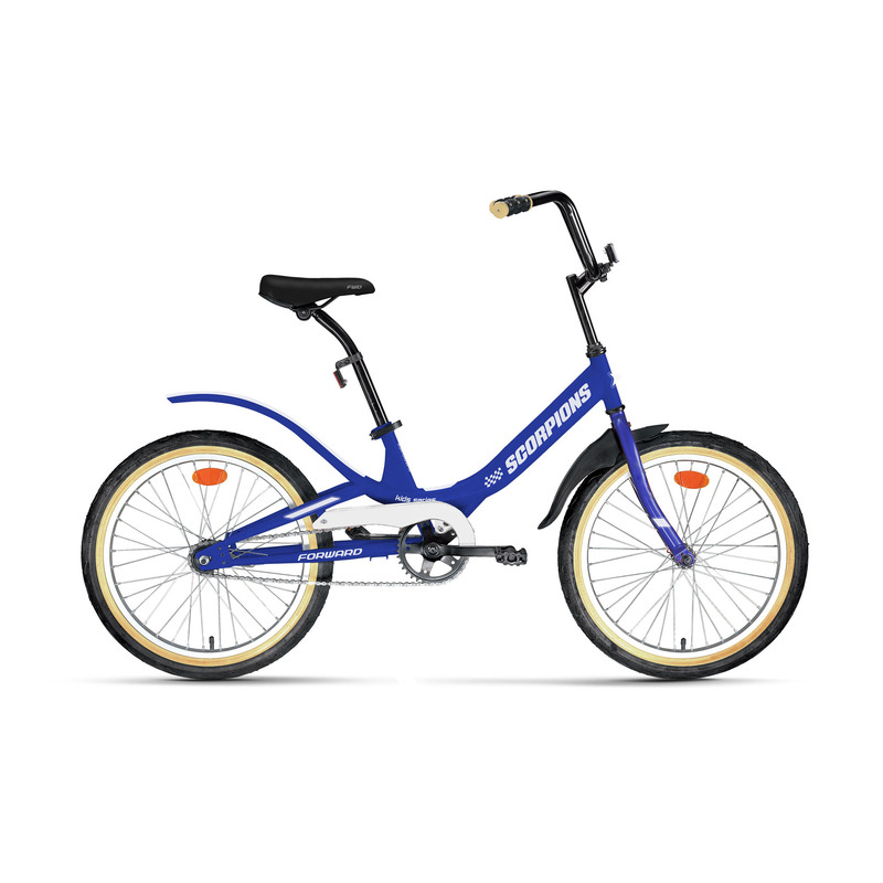 Велосипед Forward Scorpions D20 1.0 10.5" сине-серебристый