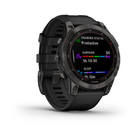 Смарт-часы Garmin Fenix 7 Sapphire Solar Carbon Gray DLC Titanium серые