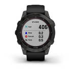 Смарт-часы Garmin Fenix 7 Sapphire Solar Carbon Gray DLC Titanium серые