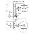 Душевая система Grohe Tempesta Cosmopolitan 250 Cube 26691000