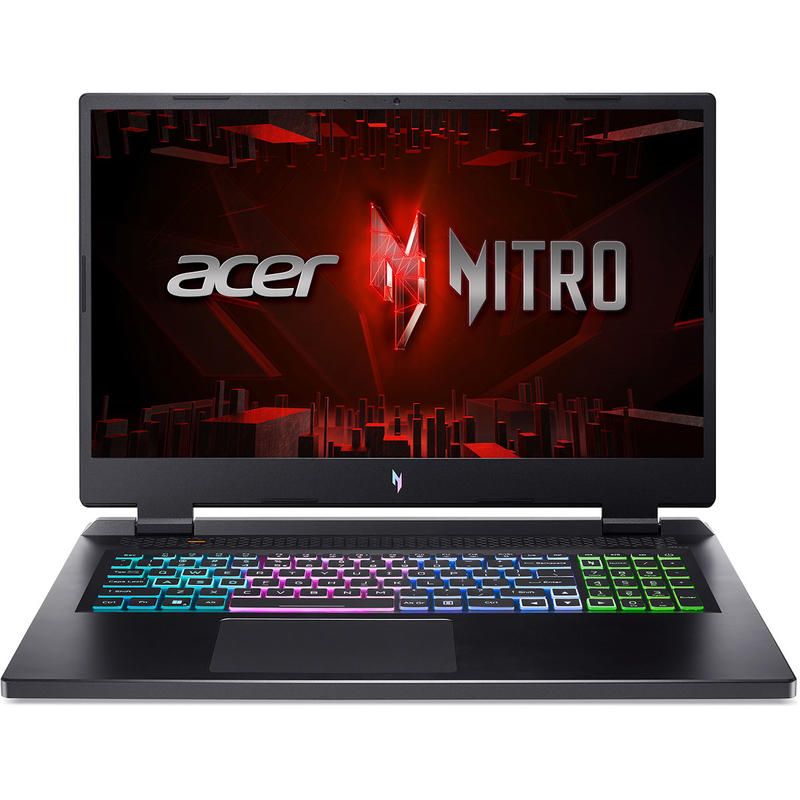 Ноутбук Acer Nitro 17 AN17-41-R7GT AMD Ryzen 7-7735HS 16GB DDR5 1000GB SSD Nvidia RTX4070 8GB QHD W11 Black