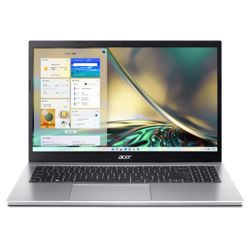 Ноутбук Acer Aspire A315-59G Intel Core i7-1255U 8GB DDR4 128GB SSD NVIDIA MX550 FHD IPS DOS Silver