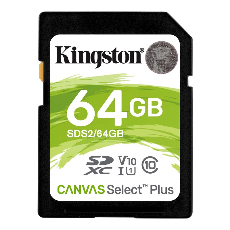 Карта памяти SD Kingston Canvas Select Plus 64GB