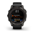 Смарт-часы Garmin Fenix 7 Pro Sapphire Solar Carbon Gray DLC Titanium with Black Band