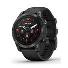 Смарт-часы Garmin Epix Pro Gen2 47mm Sapphire Edition Carbon Gray DLC Titanium with Black Leather Band + Black Silicone Band