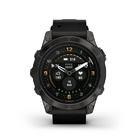 Смарт-часы Garmin Epix Pro Gen2 47mm Sapphire Edition Carbon Gray DLC Titanium with Black Leather Band + Black Silicone Band