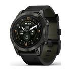 Смарт-часы Garmin Epix Pro Gen2 47mm Sapphire Edition Carbon Gray DLC Titanium with Black Leather Band + Black Silicone Band