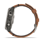 Смарт-часы Garmin Fenix 7 Pro 47mm Sapphire Solar Edition Titanium with Chestnut Leather Band + Dual-colour Silicone Band