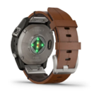 Смарт-часы Garmin Fenix 7 Pro 47mm Sapphire Solar Edition Titanium with Chestnut Leather Band + Dual-colour Silicone Band