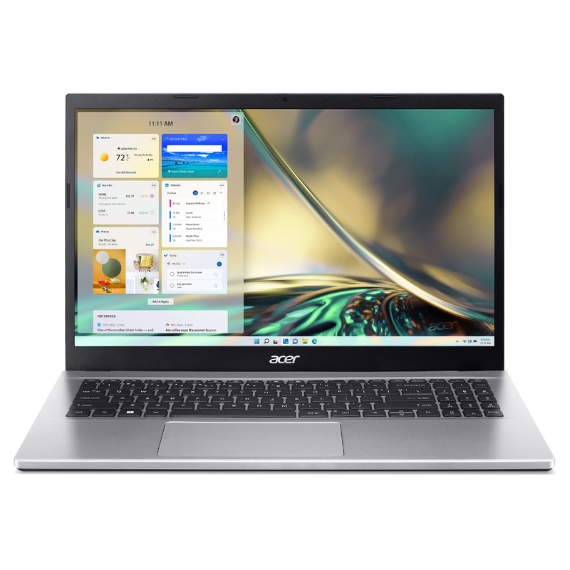 Ноутбук Acer Aspire A315-59 Intel Core i3-1215U 16GB DDR4 1TB HDD+128GB SSD NVMe FHD Pure Silver