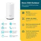 Wi-Fi Mesh система TP-Link Deco X50-Outdoor 1PK