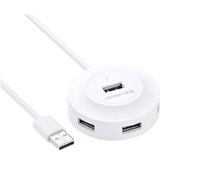 USB-хаб Ugreen CR106-20270 White