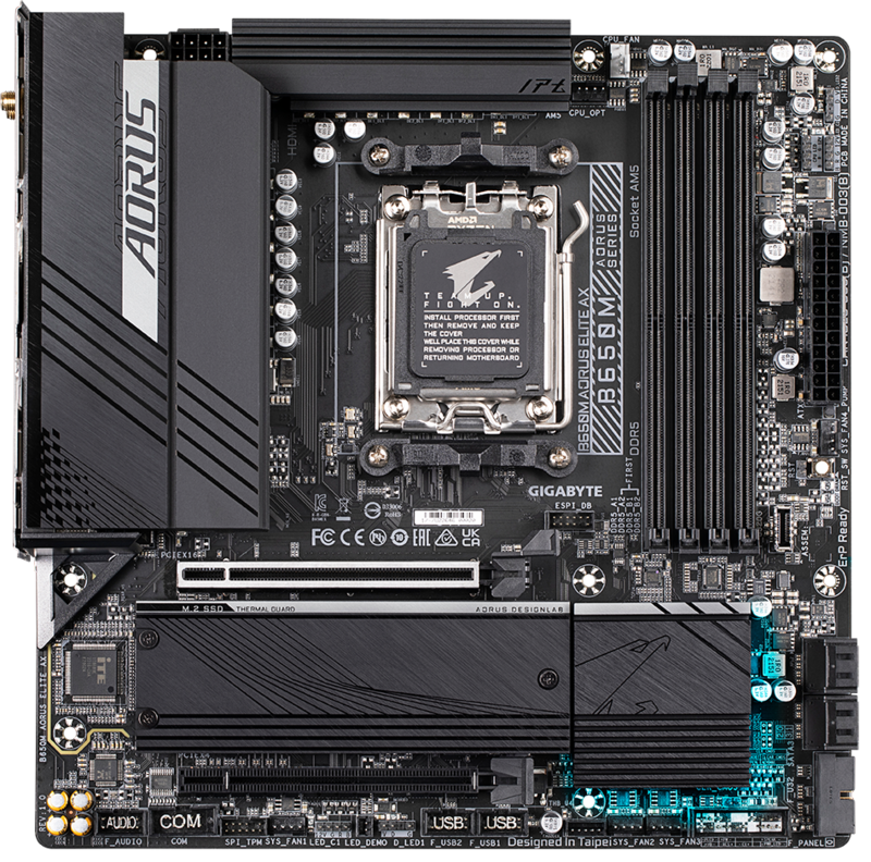 Материнская плата Gigabyte B650M Aorus Elite AX