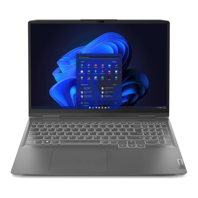 Ноутбук Lenovo LOQ 16IRH8 Intel Core i7-13620H 8GB DDR5 2TB SSD NVMe Nvidia RTX4060 8GB WQXGA DOS Storm Grey