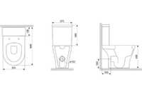 Унитаз Damixa Sirius DX86C8600SC