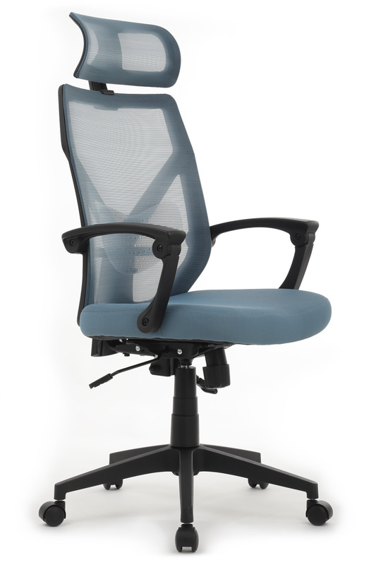 Кресло Riva Chair Design Oliver W-203AC черно-синее