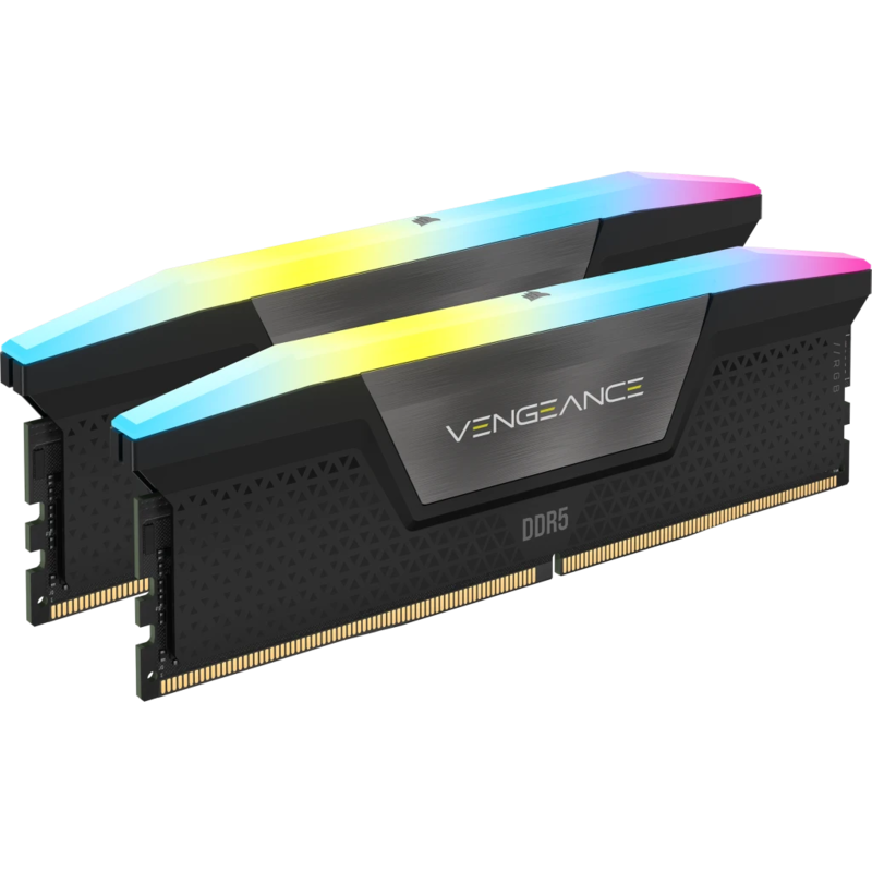 Оперативная память Corsair Vengeance RGB Black 32GB (2x16) DIMM DDR5 5600MHz
