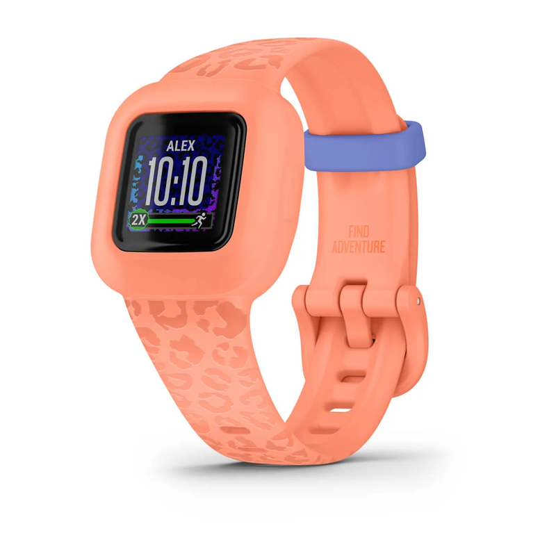 Смарт-часы Garmin Vivofit Jr.3 Peach Leopard