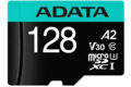 Карта памяти microSD ADATA V30S AUSDX 128GB + адаптер