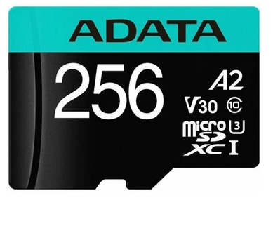 Карта памяти 256Gb MicroSD ADATA + SD адаптер