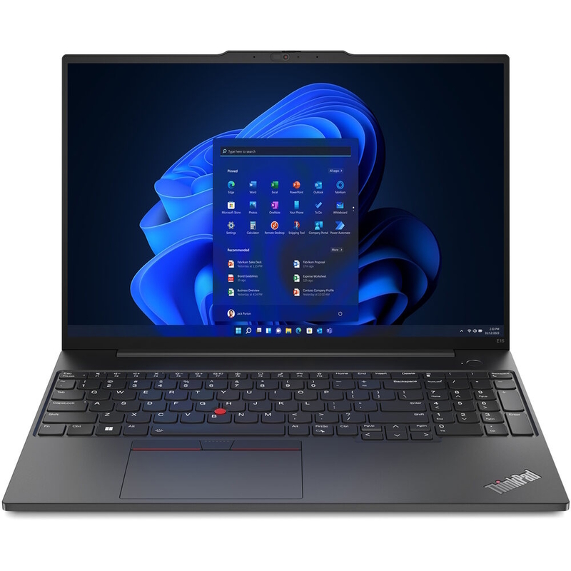 Ноутбук Lenovo ThinkPad E16 G1 Intel Core i7-1355U 16GB DDR4 512GB SSD NVMe IPS Graphite Black