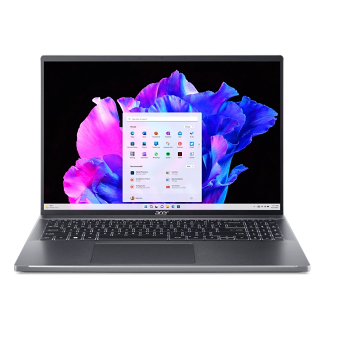 Ноутбук Acer Swift Go Intel Core i3-1315U 8GB DDR5 512GB SSD UHD Graphics 3.2K DOS Gray