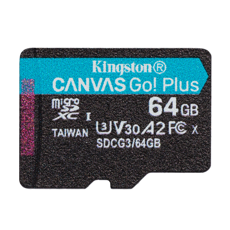 Карта памяти micro SD Kingston Canvas Go Plus 64GB