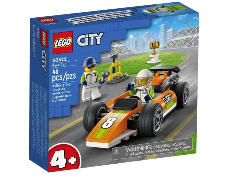 Конструктор LEGO City 60322 "Гоночный автомобиль"