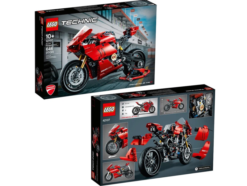 Конструктор LEGO Technic 42107  "Мотоцикл Ducati Panigale V4R"