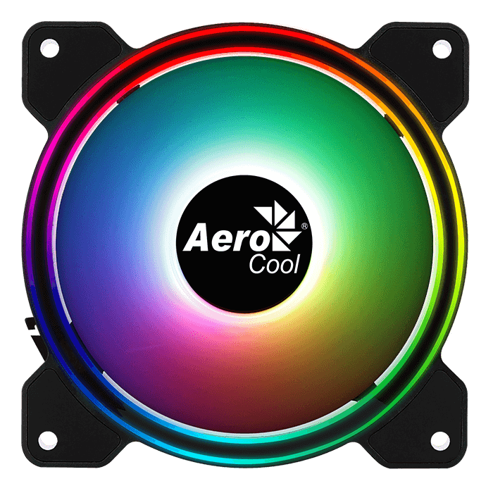 Корпусный вентилятор Aerocool Saturn 12F DRGB