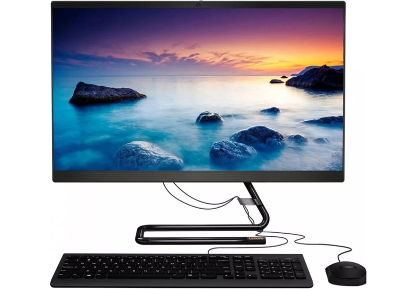 Моноблок Lenovo Aio-3 23.8" N-TCH AMD Ryzen 7-7730U 20GB DDR4 256GB SSD m2 NVMe + 1TB HDD FHD IPS 23.8" DOS