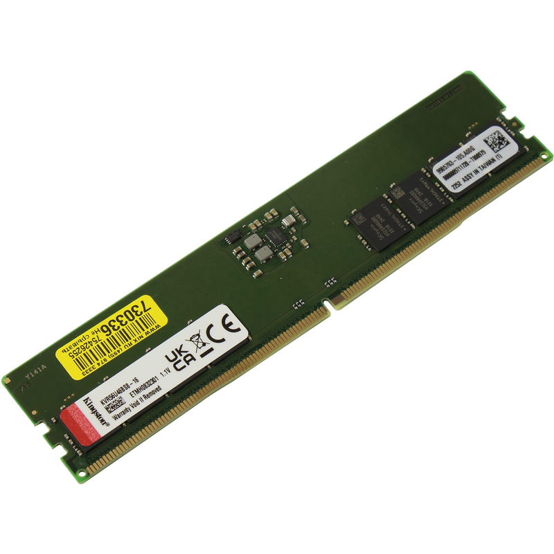 Оперативная память Kingston Value RAM KVR56U46BS8 16GB (1x16) DIMM DDR5 5600MHz