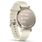 Смарт-часы Garmin Lily 2 Cream Gold с силиконовым ремешком