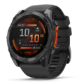 Смарт-часы Garmin Fenix 8 AMOLED 51mm Slate Gray с черным силиконовым ремешком