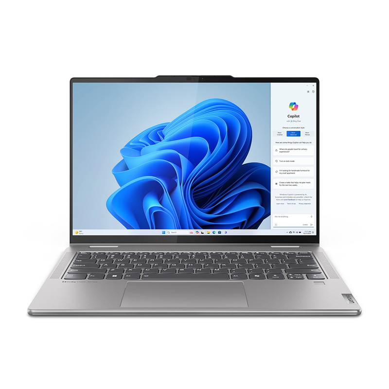 Ноутбук Lenovo Yoga 7 14AHP9 AMD Ryzen 5 8640HS 8GB DDR4 512GB SSD NVMe WUXGA IPS W11 Arctic Gray