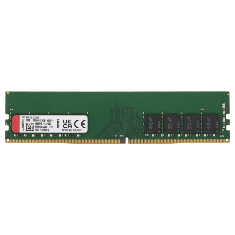 Оперативная память Kingston ValueRam KVR32N22S8 16GB (1x16) DIMM DDR4 3200MHz BULK