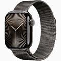 Смарт-часы Apple Watch 10 42mm Slate Titanium с ремешком миланского плетения