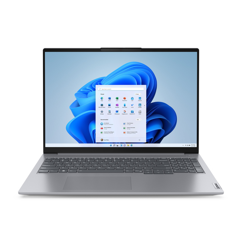 Ноутбук Lenovo ThinkBook 16 G6 ABP AMD Ryzen 5 7430U 8GB DDR4 256GB SSD NVMe IPS 1920x1200 Backlit Arctic Gray