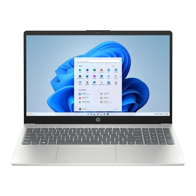 Ноутбук HP 15-FD0131 Intel Core i3-N305 16GB DDR4 2TB SSD NVMe IPS 1920x1080 W11 Natural Silver