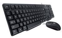 Комплект мышь+клавиатура Logitech Desktop MK200 Black USB