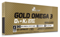 Витамины Olimp Gold Omega-3 D3+K2 Sport Edition, 60 капсул