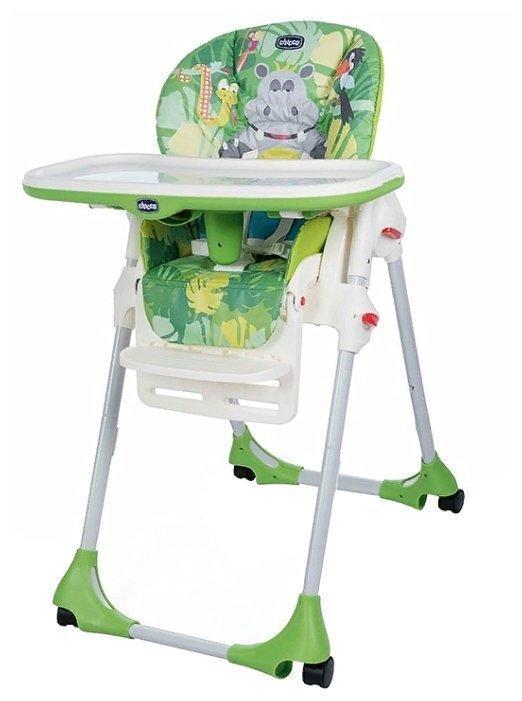 Стульчик для кормления Chicco Polly Easy Happy Jungle