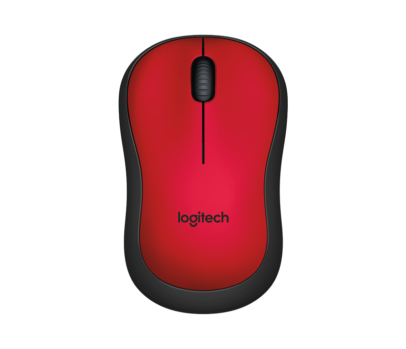Мышь беспроводная Logitech M220 USB Silent Red