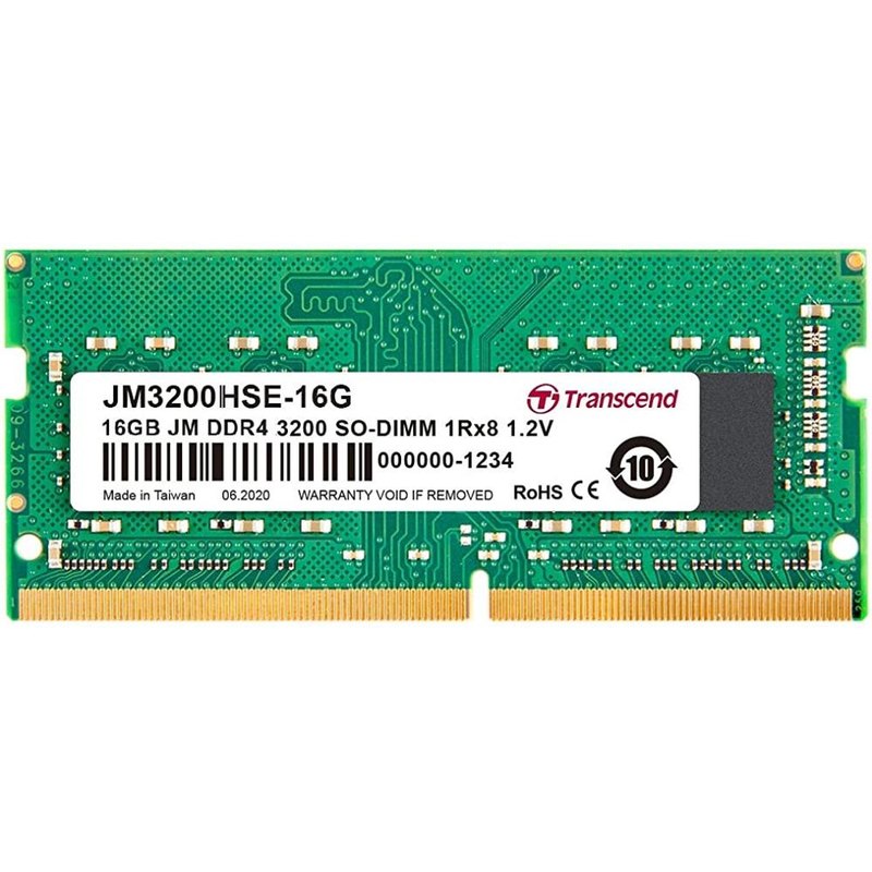 Оперативная память Transcend JetRam JM2400HSB-8G SODIMM DDR4 8Gb